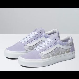 Purple butterfly vans